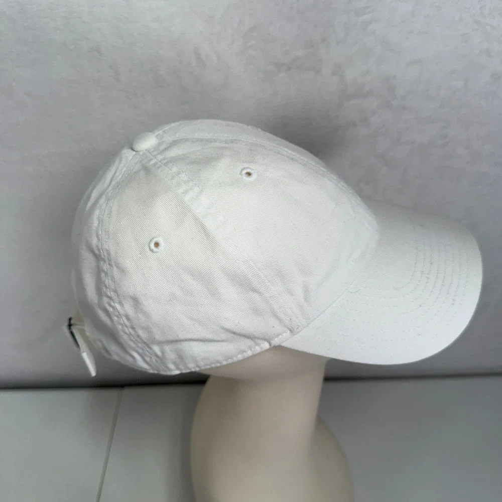 Nike Baseball Cap Hat Heritage86 White Embroidered Swoosh AO8662-100 Dad Hat